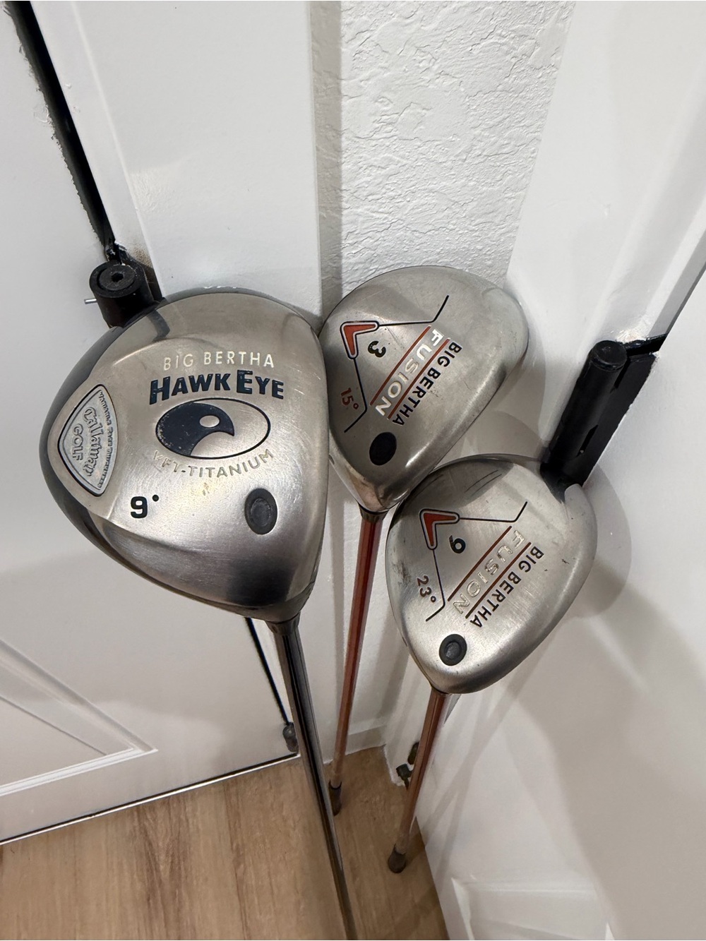 Callaway Big Bertha Wood Bundle - Hawk Eye VFT Driver, Fusion 3 & 9 Woods